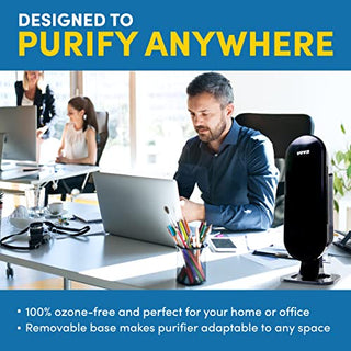 Purificador de ar preto VEVA 8000 para casa 