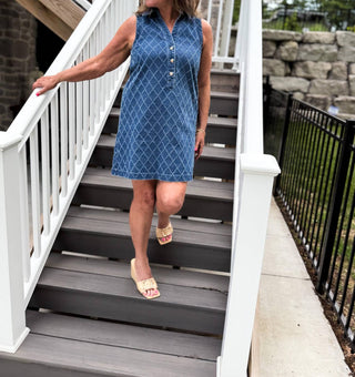 Entro - Diamond Days Denim Mini Dress