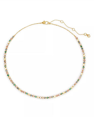 Kate Spade - Colar de tênis delicado em formato de coração