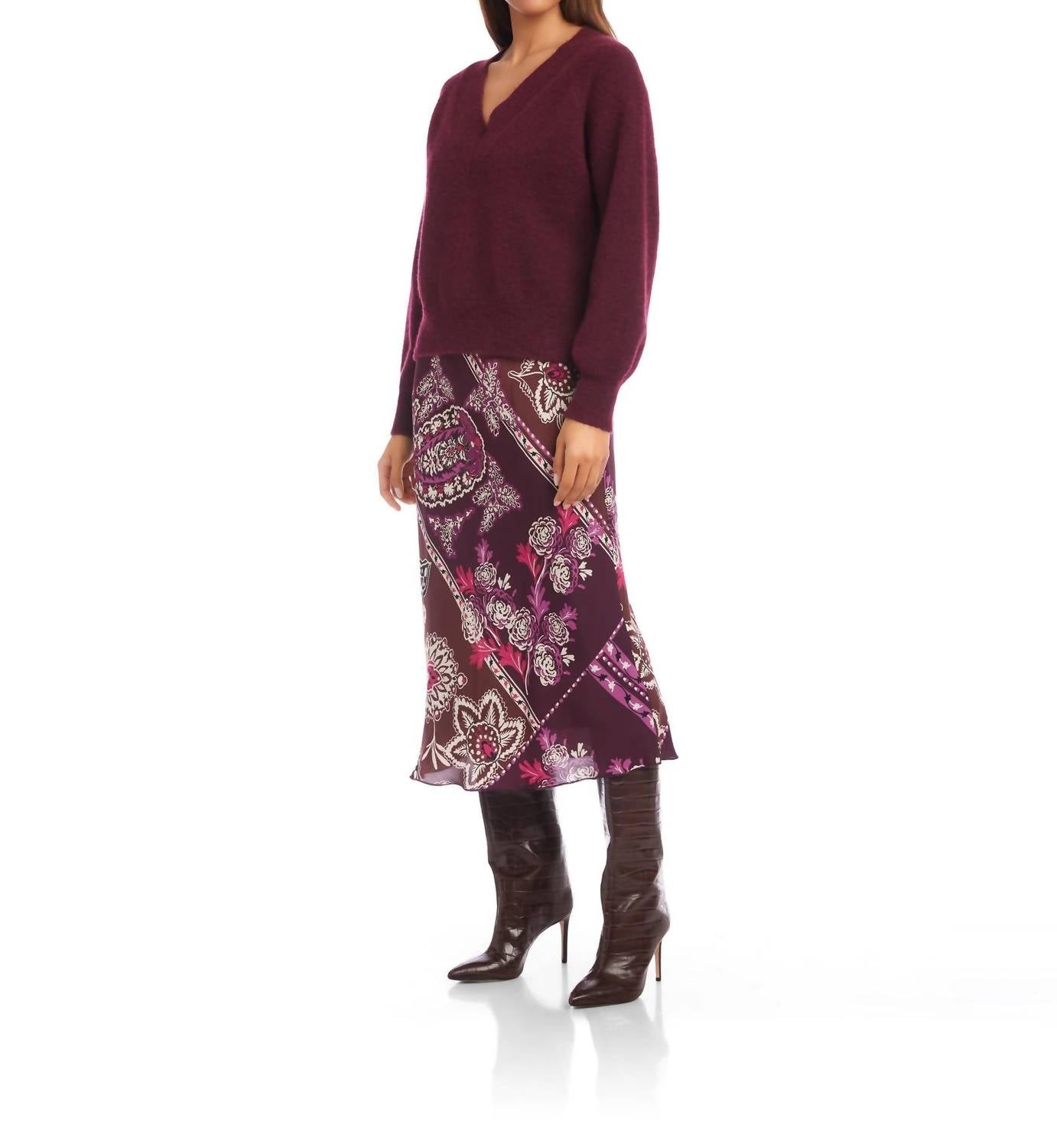 Fifteen Twenty - Heather V Neck Sweater