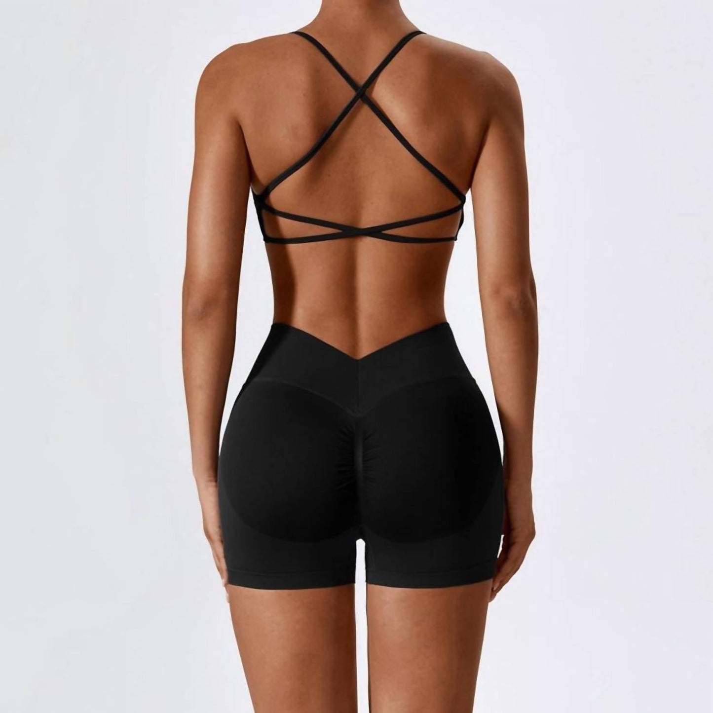Rockstar Peach - Sienna V Back Shorts