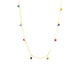 Marlyn Schiff - Women's Multi Glass Evil Eye Necklace
