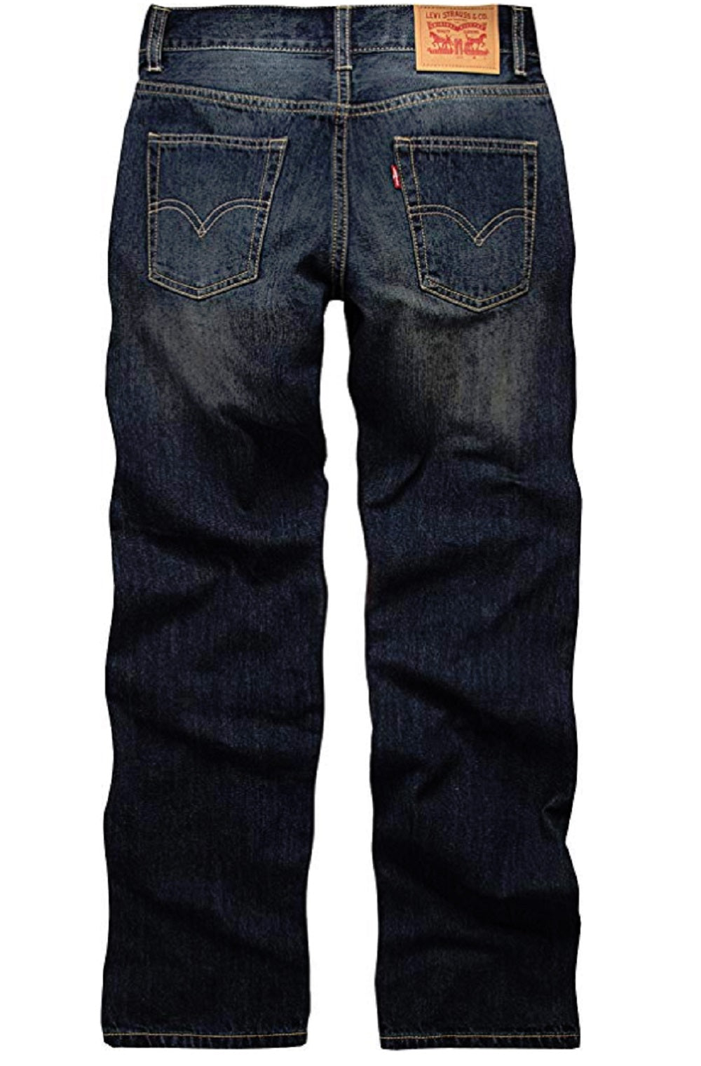 Calça jeans Levi's 514 Straight Fit para meninos, tamanho 12 regular