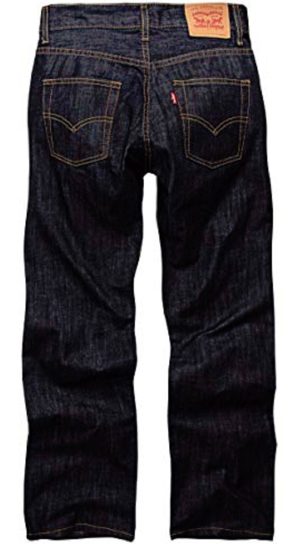 Calça jeans Levi's 514 Straight Fit para meninos, tamanho 8 regular, Ice Cap
