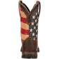 Durango Boots - Women's Lady Rebel Patriotic Pull On Boot With Flag Sole