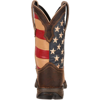 Botas Durango - Bota feminina Lady Rebel Patriotic com solado de bandeira