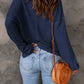 1 The Woman - Whitney Waffle Knit Long Sleeve Top