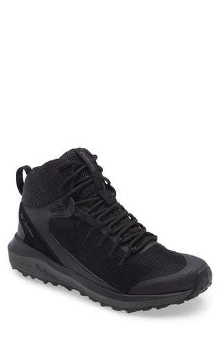 Tênis de caminhada Columbia Trailstorm Waterproof Mid - Preto Cinza Escuro