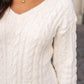 Grace And Lace - Cloud Cabled Sweater Dress