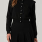 Astr - Denisa Faux Pearl Button Cardigan
