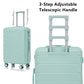 Set 3PCs 20'/24'/28' ABS Spinner Wheel Luggage - Mint Green