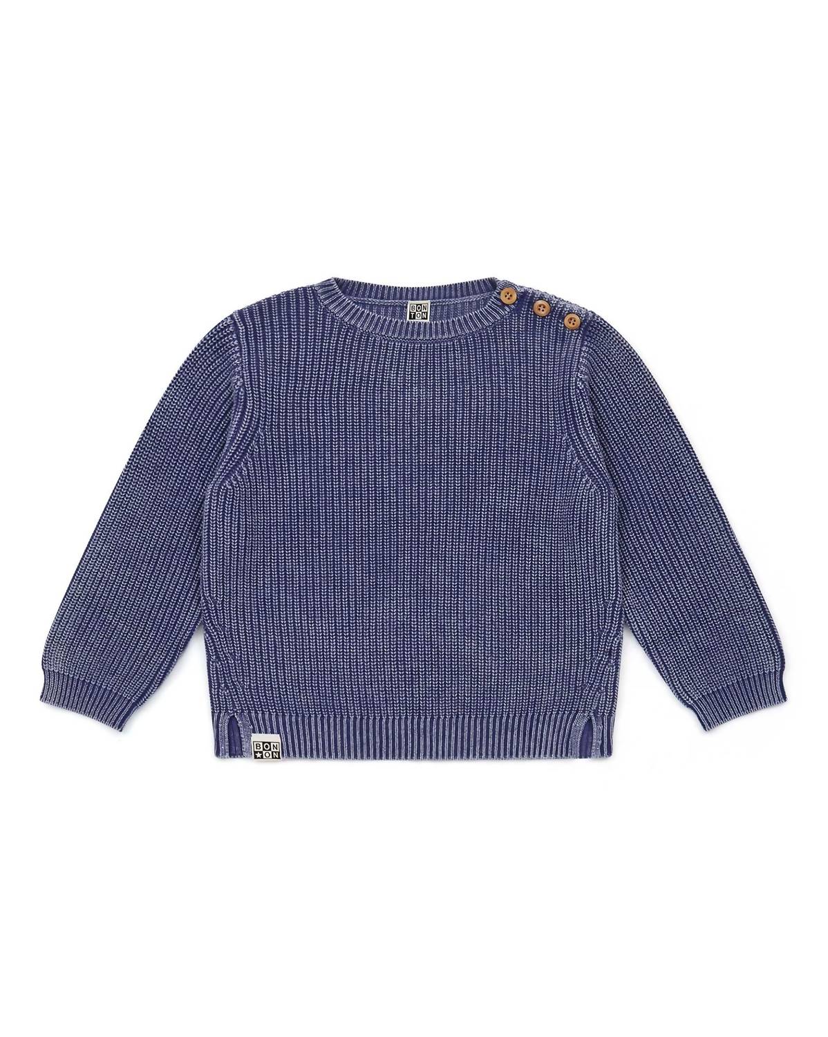Bonton - Kid's Jean Sweater Top