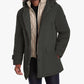 London Fog - Artic Parka With Removable Faux Fur Trim On Hood