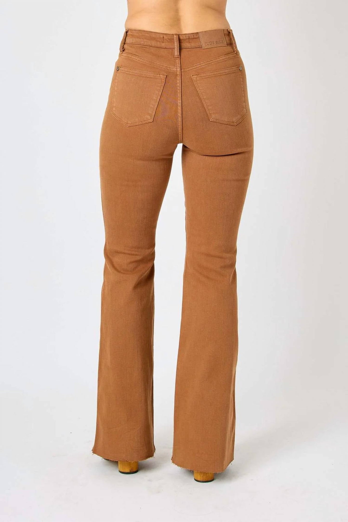 Judy Blue - High Waist Tummy Control Garment Dyed Flare Jeans
