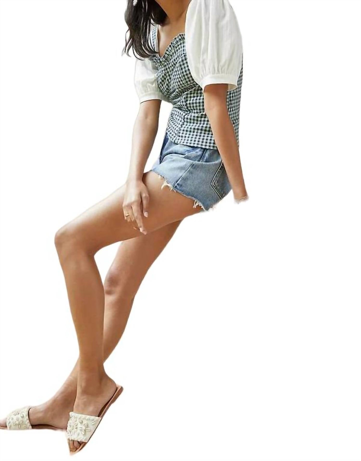 Eva Franco - Gingham Sweetheart Tank