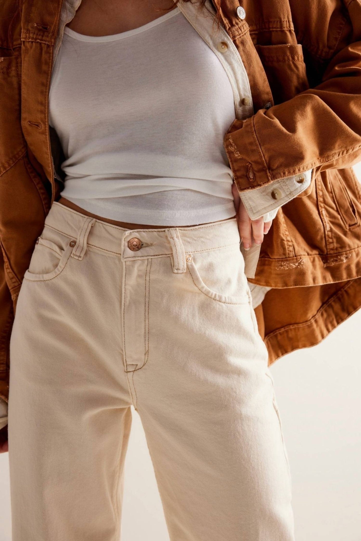 Free People - Tinsley Baggy High Rise Jeans