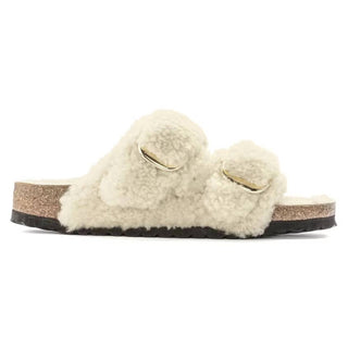 Birkenstock - Sandálias femininas Arizona Shearling estreitas