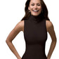 SPANX On Top and in Control - Chic Sleeveless Shaping Turtleneck (974) Bittersweet/X - Large