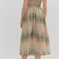 Entro - Strapless Midi Dress