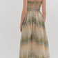 Entro - Strapless Midi Dress