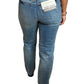 Judy Blue - Women's Mid Rise Rigid Magic Release Hem Boyfriend Jeans