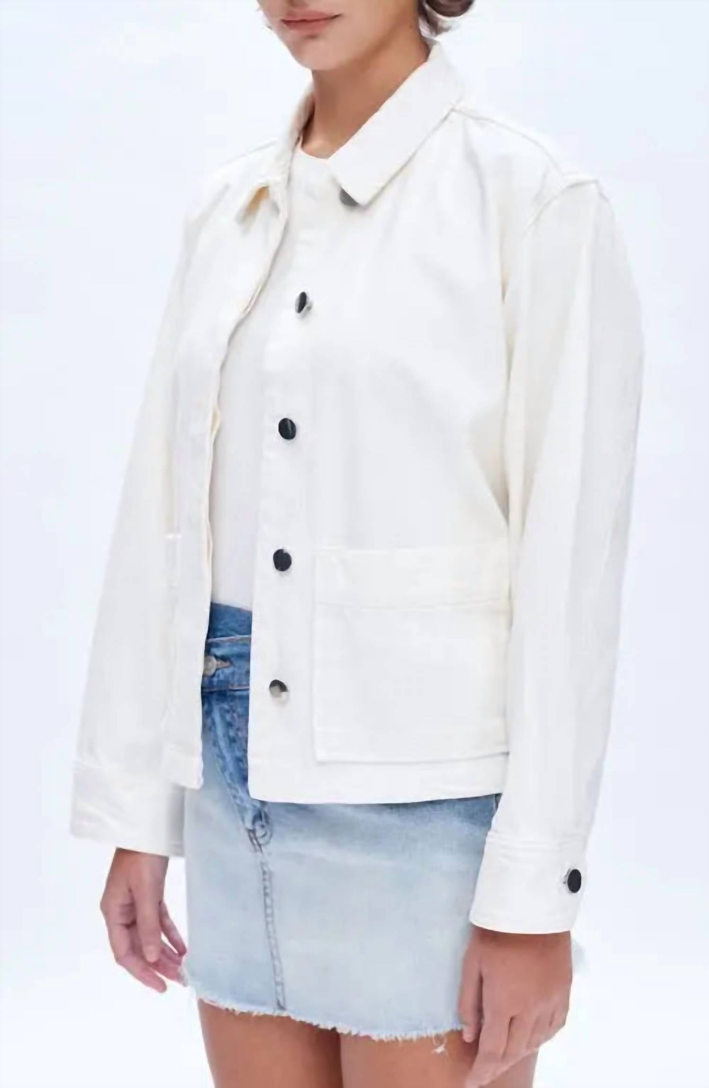 Bayeas - Oversized Button Up Jacket