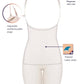 Siluets - Slimming Braless Mid-thigh Body Shaper With Latex