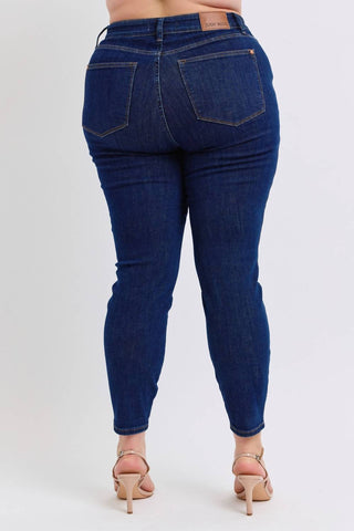 Judy Blue - Calça Jeans Skinny com Controle de Barriga de Cintura Média