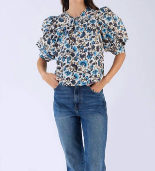 Beyond By Vera - Lilly Puff Sleeve Top