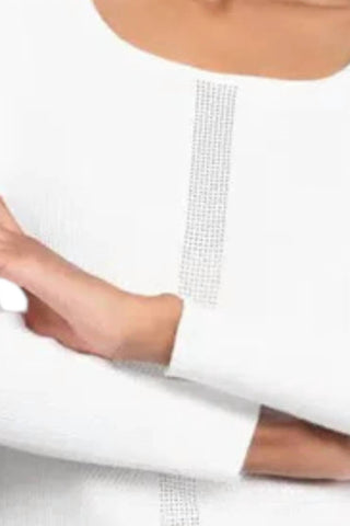 Alison Sheri - Scoop Neck Ribbed Sweater