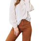 Double Take - Eyelet Elegance Drop Shoulder Blouse