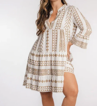 Silk & Salt The Perfect Sundress Khaki
