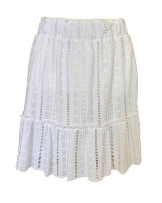 Starkx - Saia de renda bordada Faith