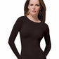 SPANX On Top and in Control Sophisticated Long Sleeve Crew 977 (Bittersweet/Medium)