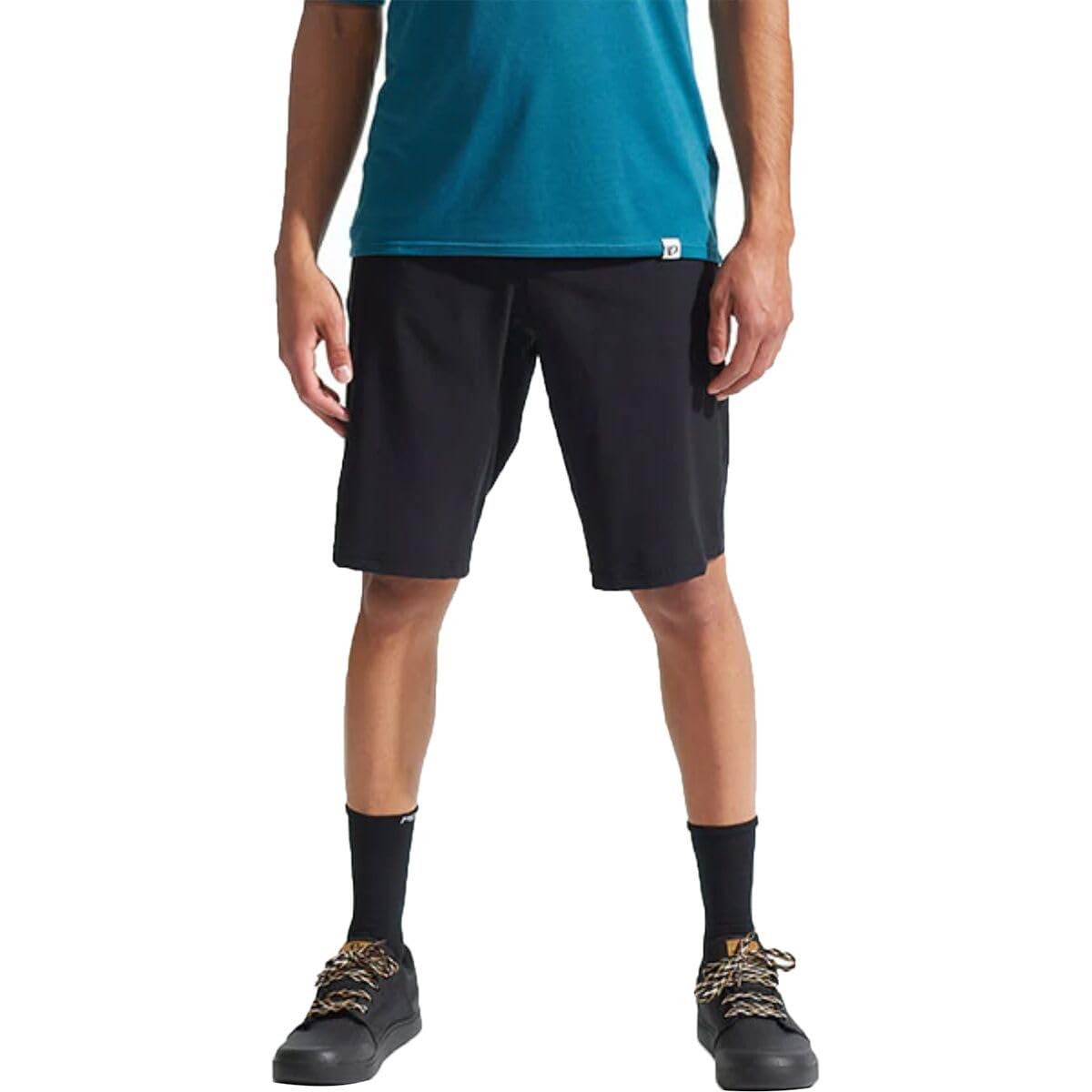 PEARL IZUMI Mens Canyon Mountain Bike Shorts with Detachable Chamois Liner Black 38
