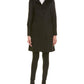 Women's Black Pocketed Coat Size 4
