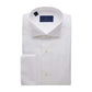 David Donahue Mens Regular Fit Piqué Wing Collar French Cuff Formal Shirt,White,17" Neck 34/35" Sleeve