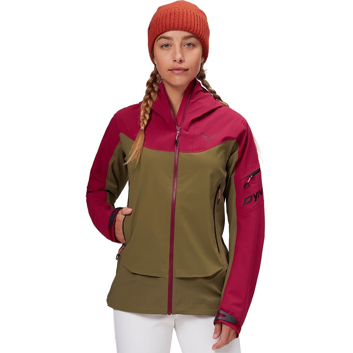Dynafit Women's Beast Hybrid Jacket - Beet Red