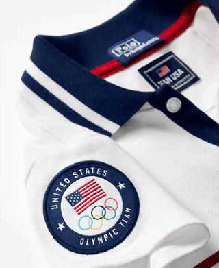 Polo Ralph Lauren - Vestido polo de malha elástica feminino Team USA