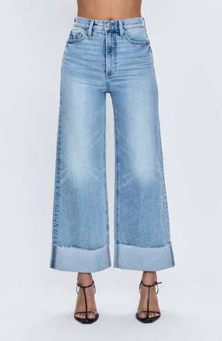 Pistola - Calça Jeans Lana High Rise Crop Wide Leg