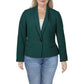Kasper Women's Shawl Collar One-Button Blazer - Evergreen