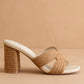 Oasis Society - Women's Santiago Raffia Block Heels