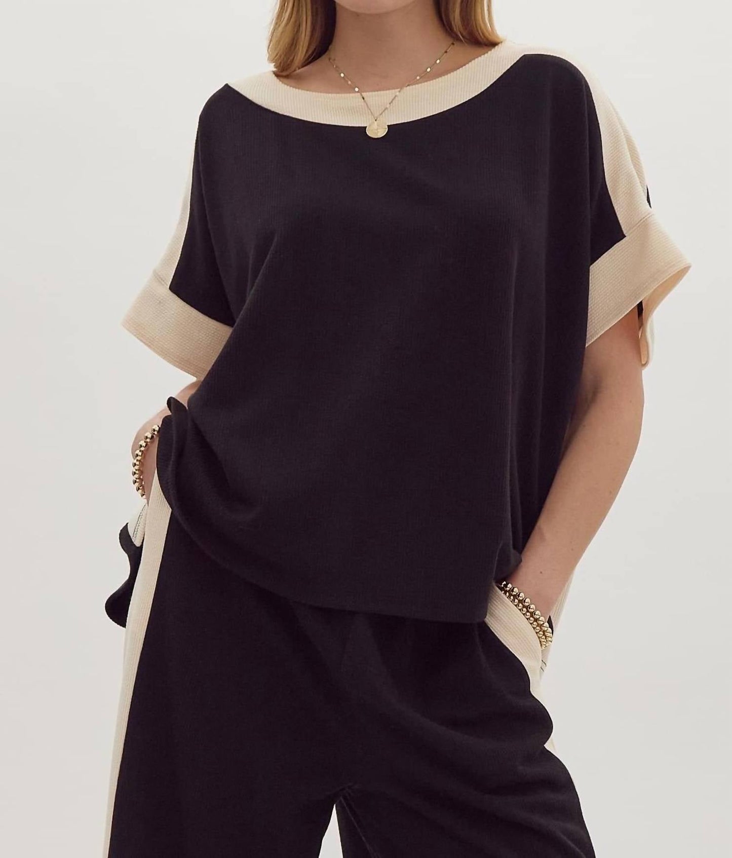 Entro - Striped Knit Set