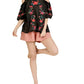 Umgee - Floral Embroidered Peasant Top