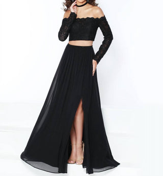 2Cute - Vestido de baile de manga comprida