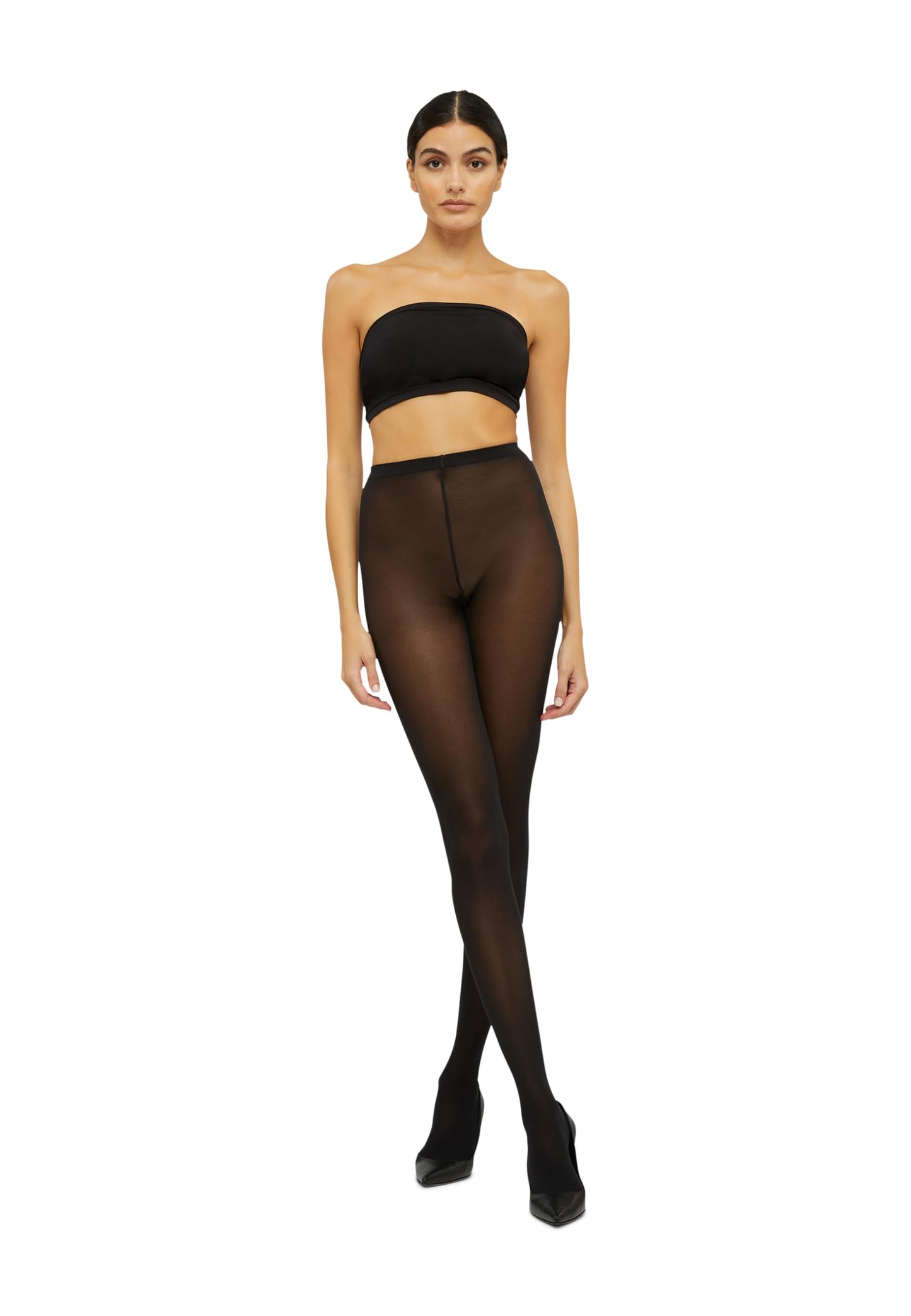 Wolford Velvet de Luxe 50 Denier Sheer Tights Pantyhose Hosiery for Women Luxurious Soft Elegant Legwear for Everyday Wear| Color Black |X-Small