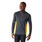 Smartwool Men's Merino Sport 150 Long Sleeve Zip - Charcoal Heather/Golden Olive