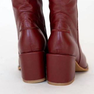 Stivali New York - Botas de couro Cleo femininas até o joelho