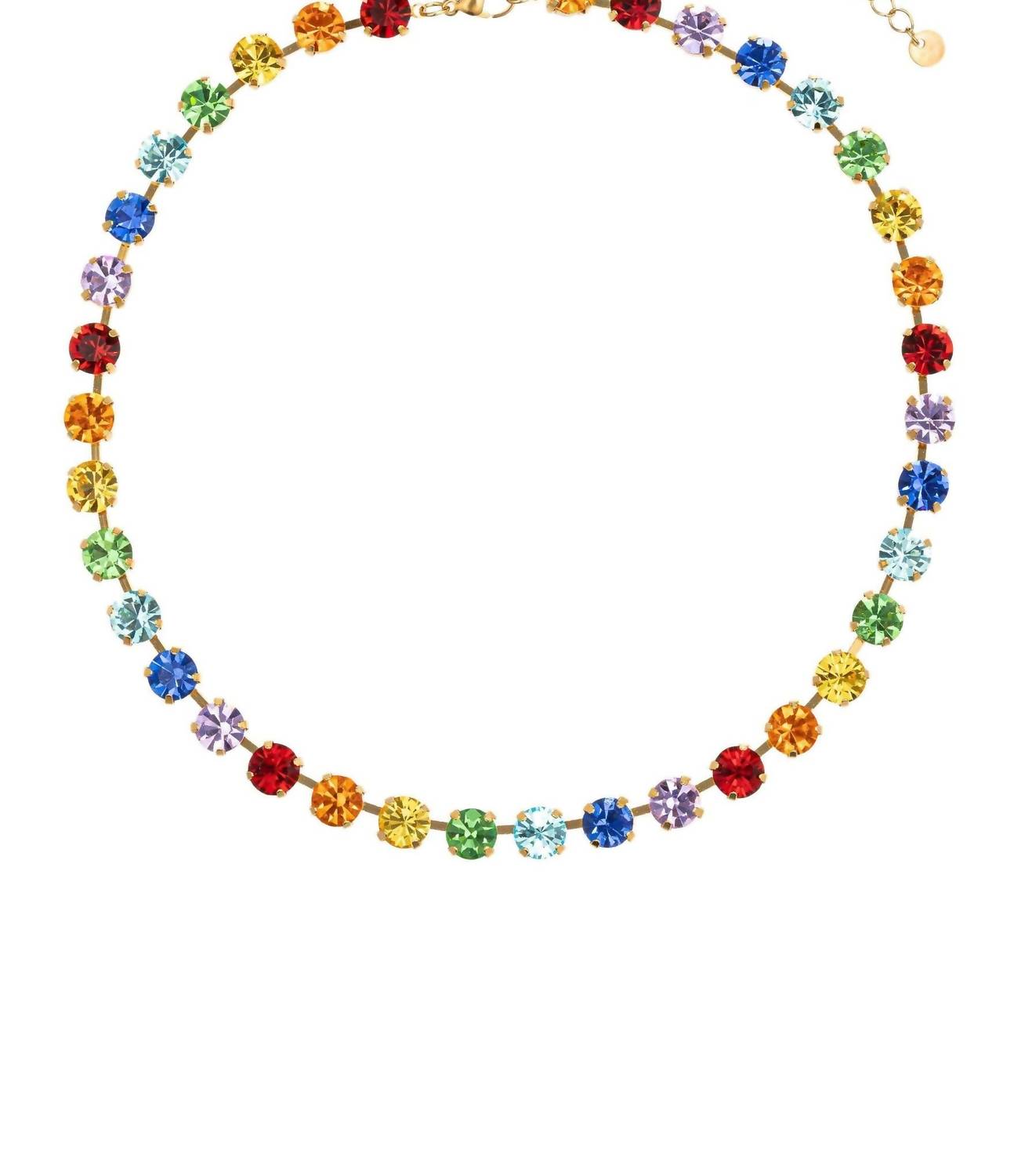 Eye Candy Los Angeles - Carolina Round Cubic Zirconia Tennis Necklace