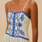 Farm Rio - Shell Garden Midi Dress